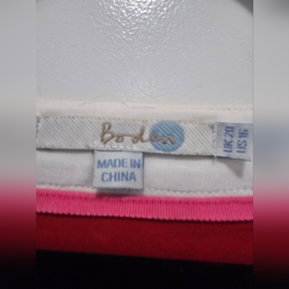 Elegant Red and White Dress - Picture 2 of 7